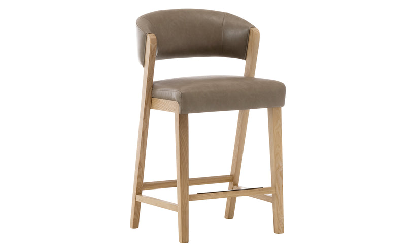 Copley Silver Counter Stool